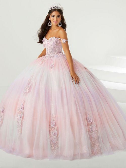 House of Wu 56469 — Pink Quinceañera Dress
