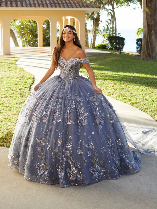 House of Wu 56479 — Purple Quinceañera Dress