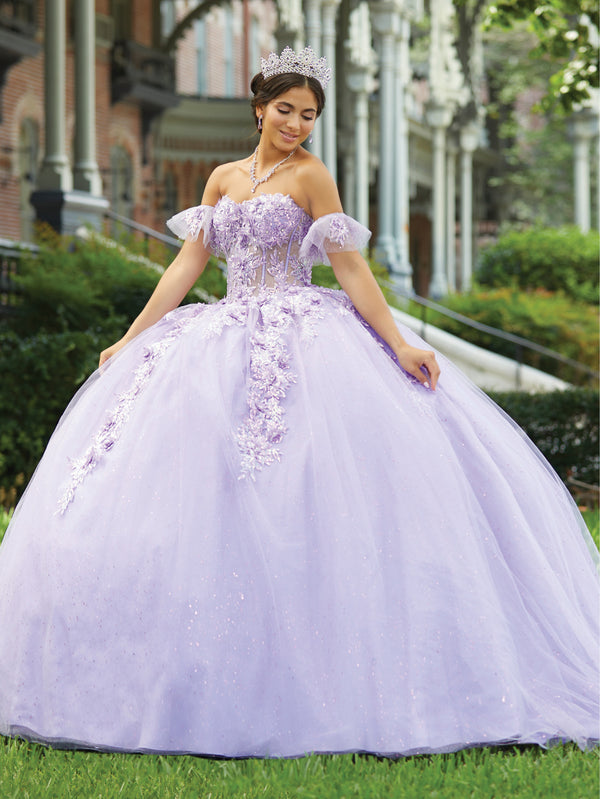 House of Wu 56465 — Purple Quinceañera Dress