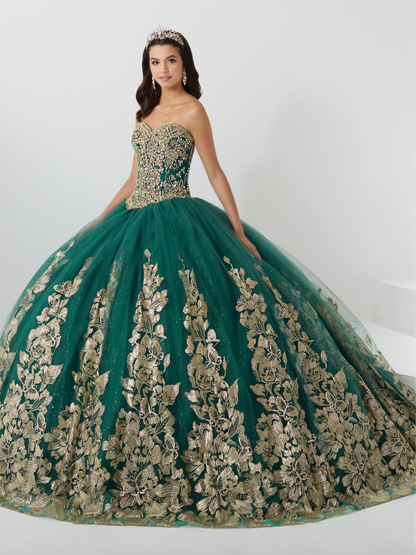 House of Wu 56468 — Emerald Quinceañera Dress