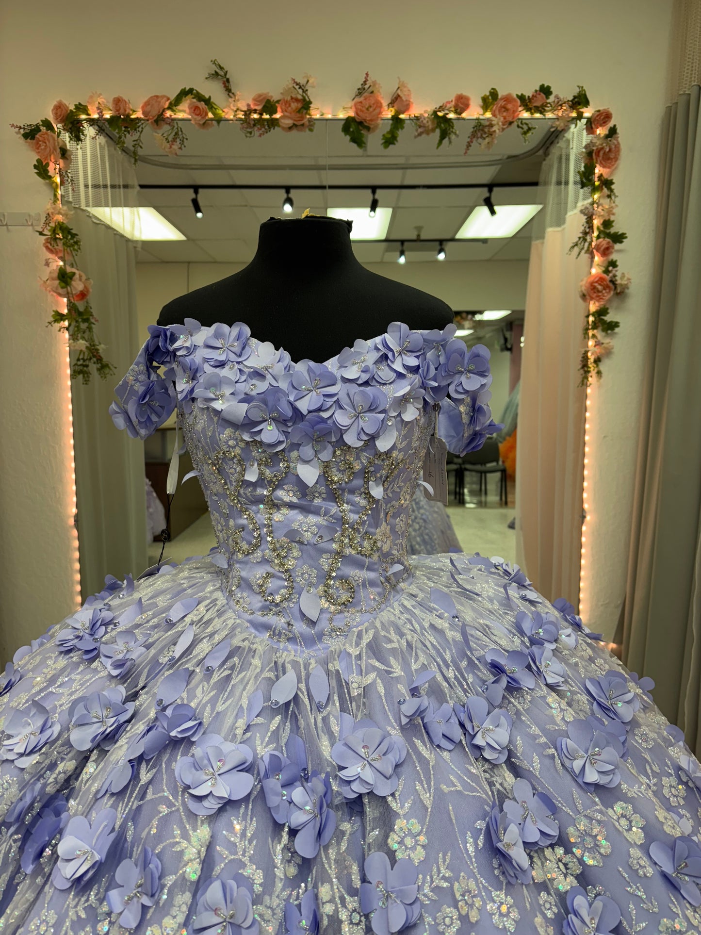 Lavender Blossom Gown