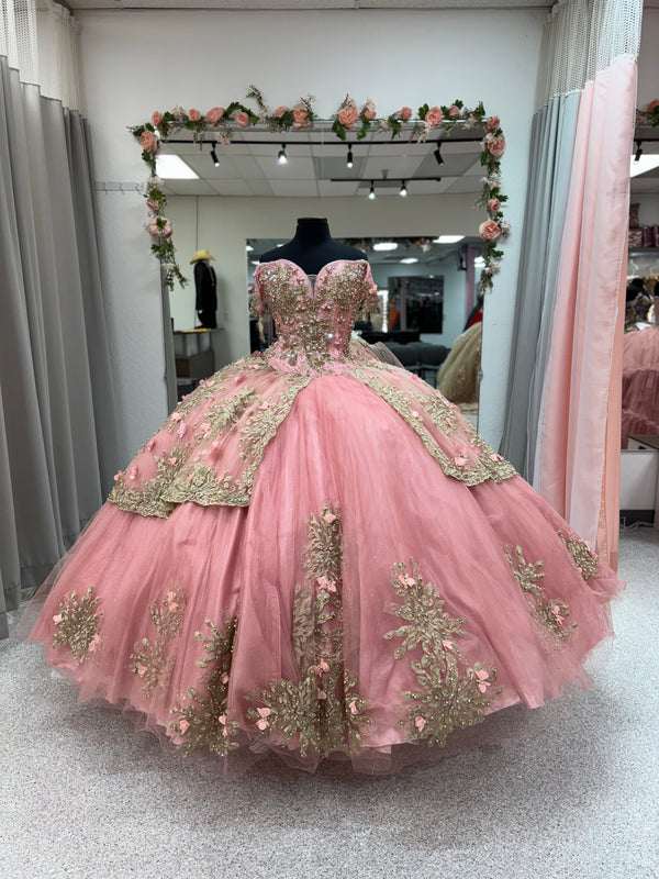 Blush Garden Empress DV55-555 — Pink Quinceañera Dress