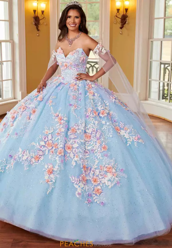 Rachel Allen RQ2161 — Blue Quinceañera Dress
