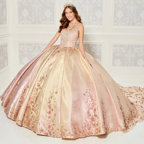 Princesa by Ariana Vara PR30081 — Pink Quinceañera Dress