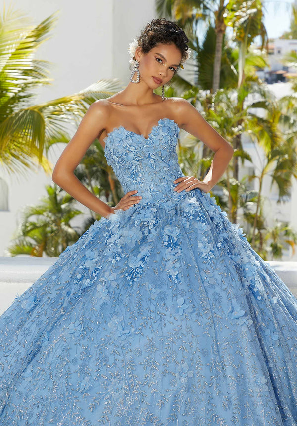 Morilee 89353 — Blue Quinceañera Dress