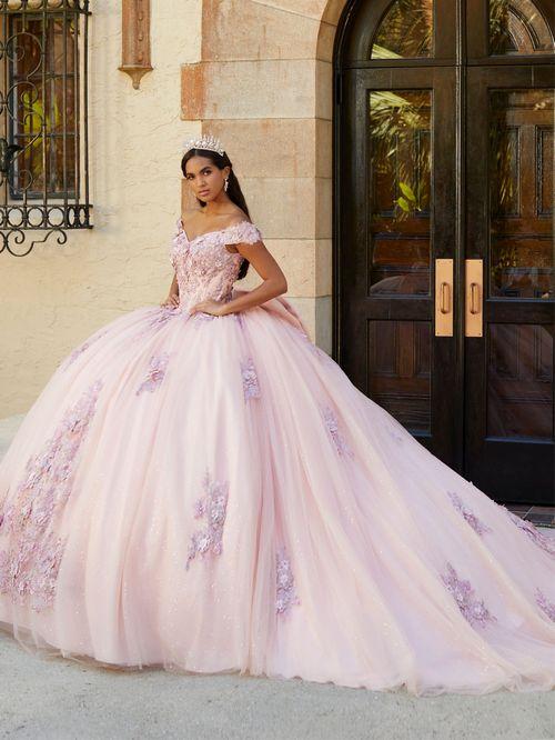 House of Wu 26061 — Pink Quinceañera Dress