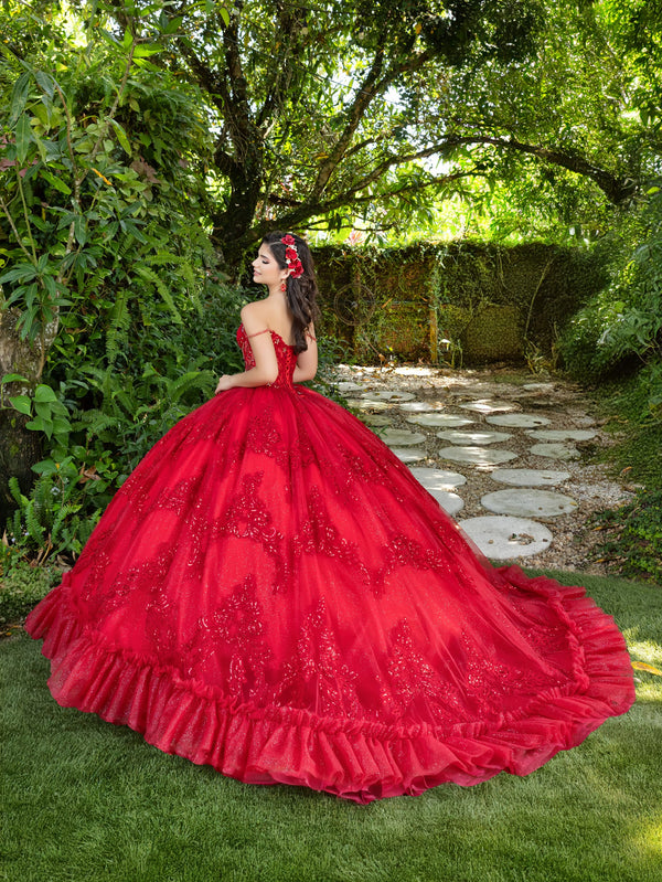House Of Wu 56531 Fiesta — Red Quinceañera Dress