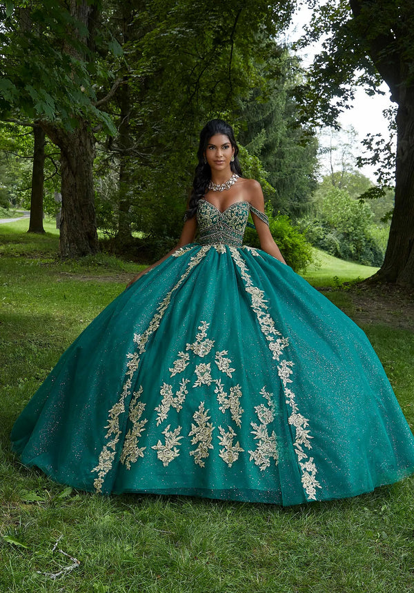 Morilee 89442 — Emerald Quinceañera Dress