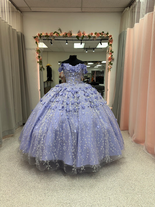 Lavender Blossom Gown
