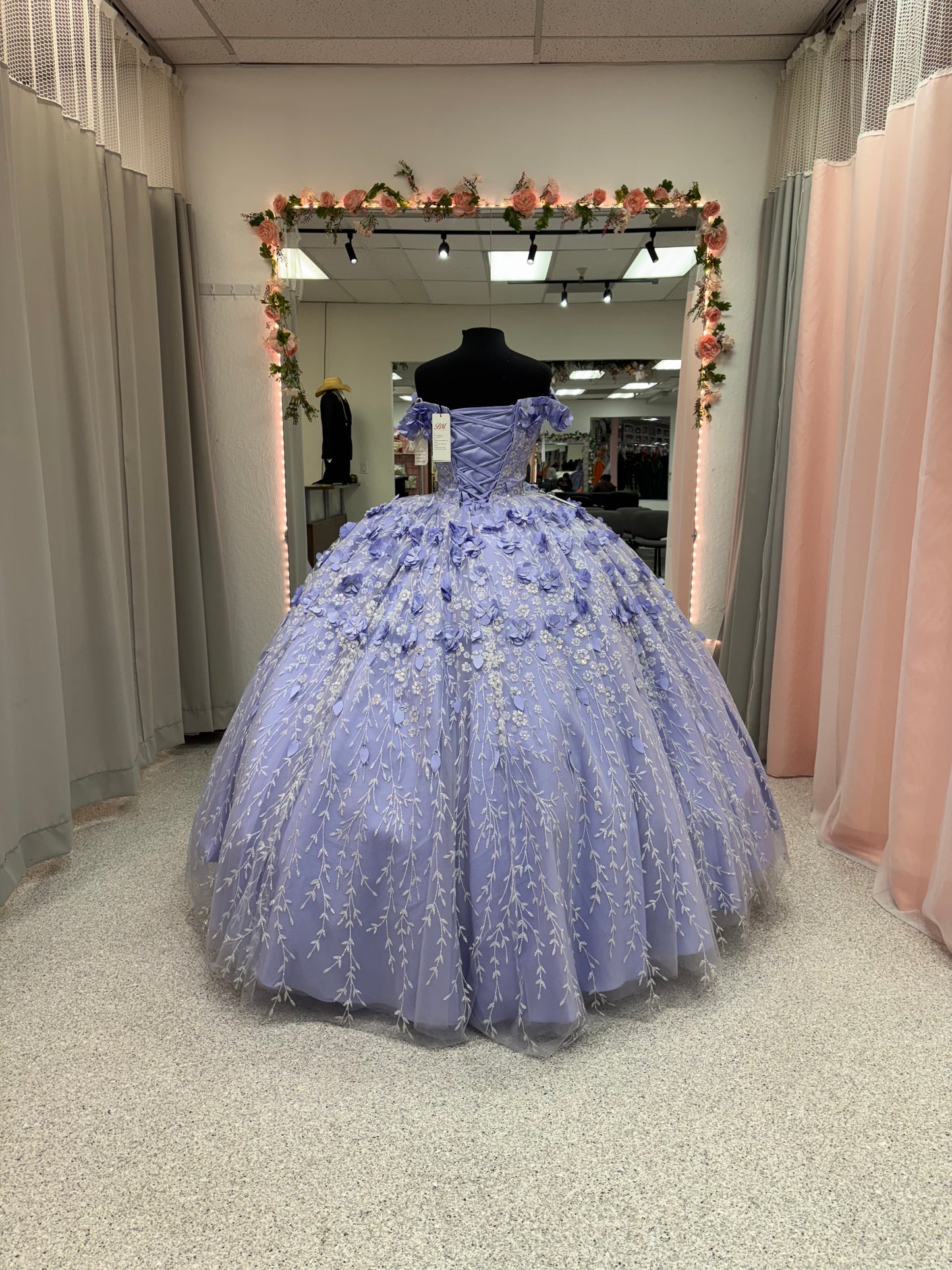 Lavender Blossom Gown