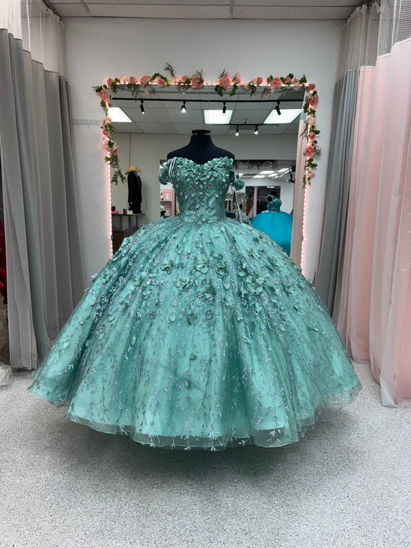 Sage Enchanté PR2308 — Sage Quinceañera Dress