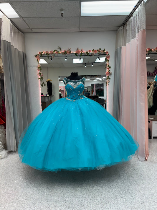 Capri Teal Bloom