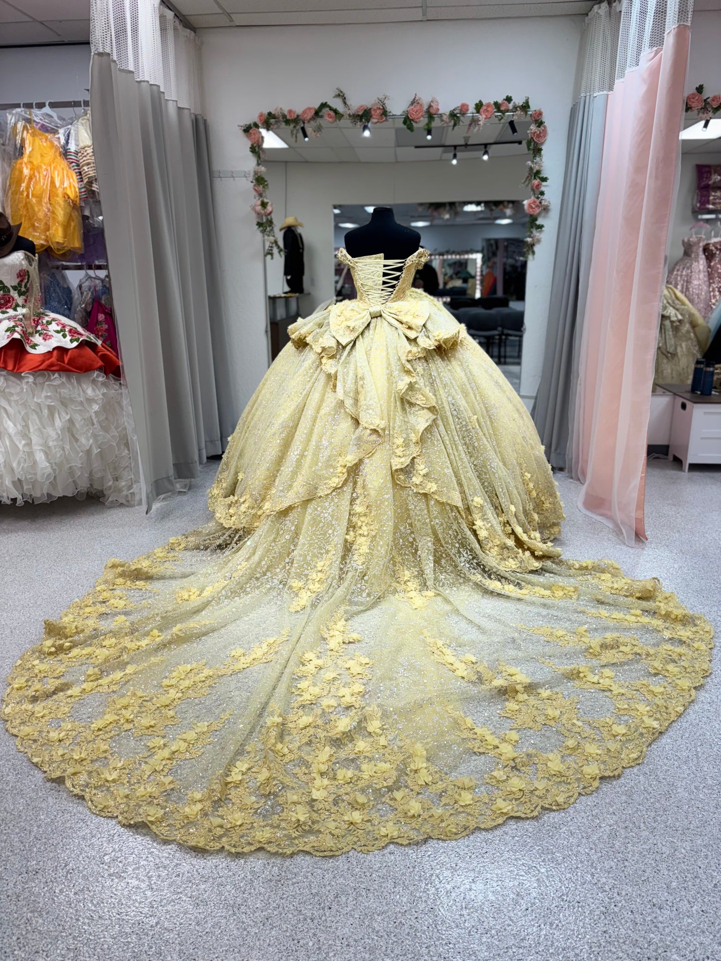 Honey Sun Ball Gown