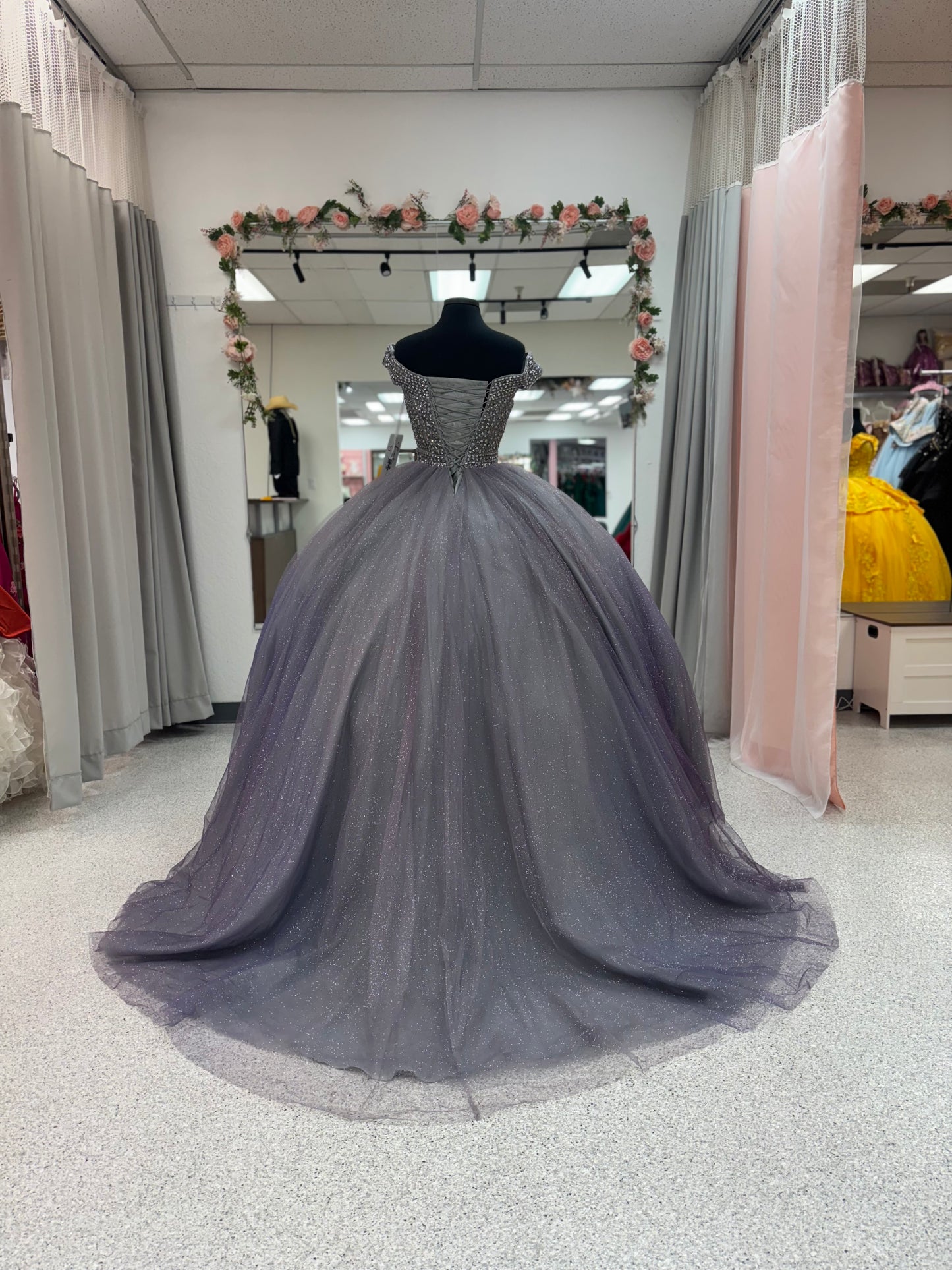 Slate Gray Stardust Elegance 56475