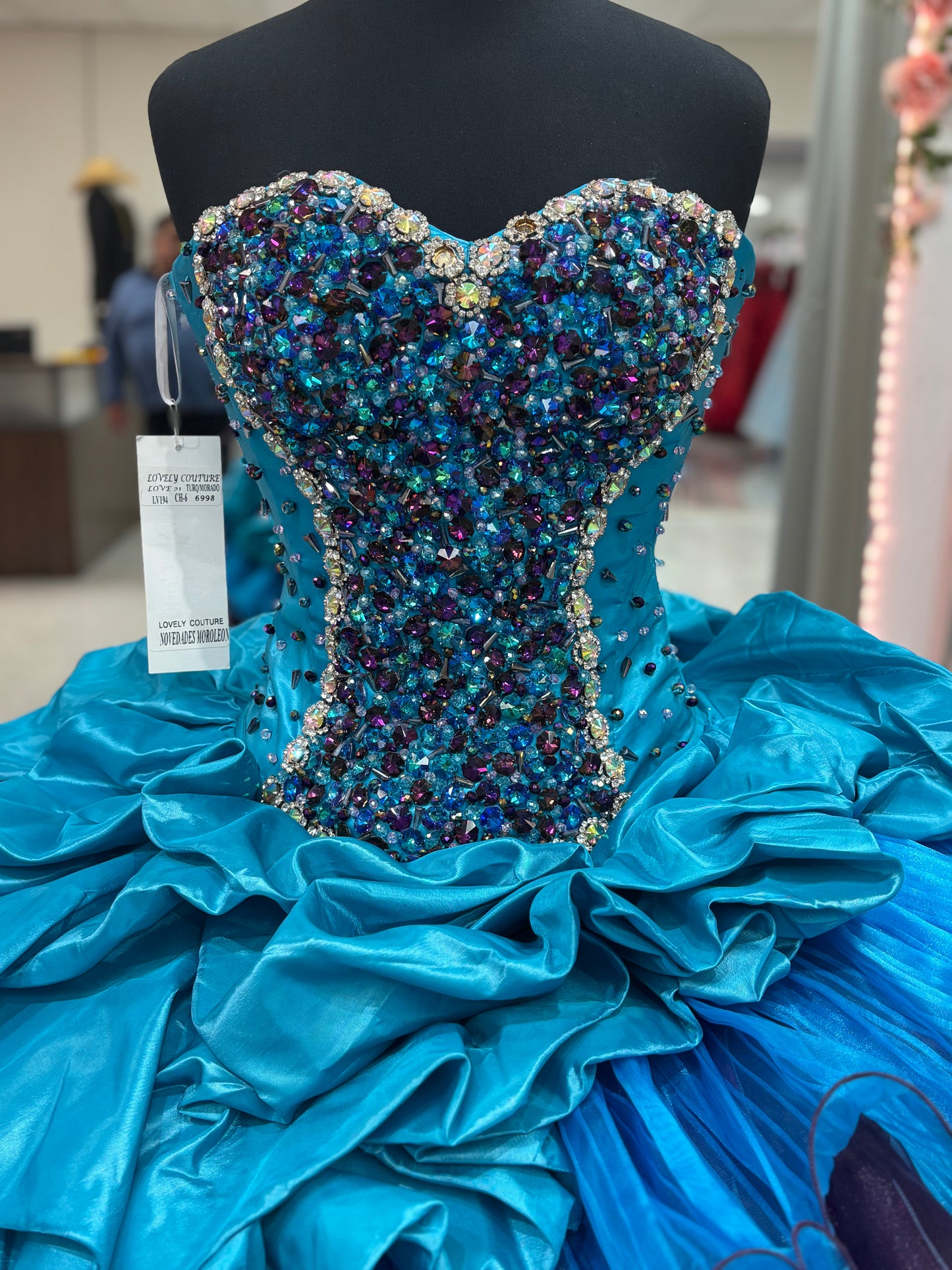 Turquoise Plum Couture