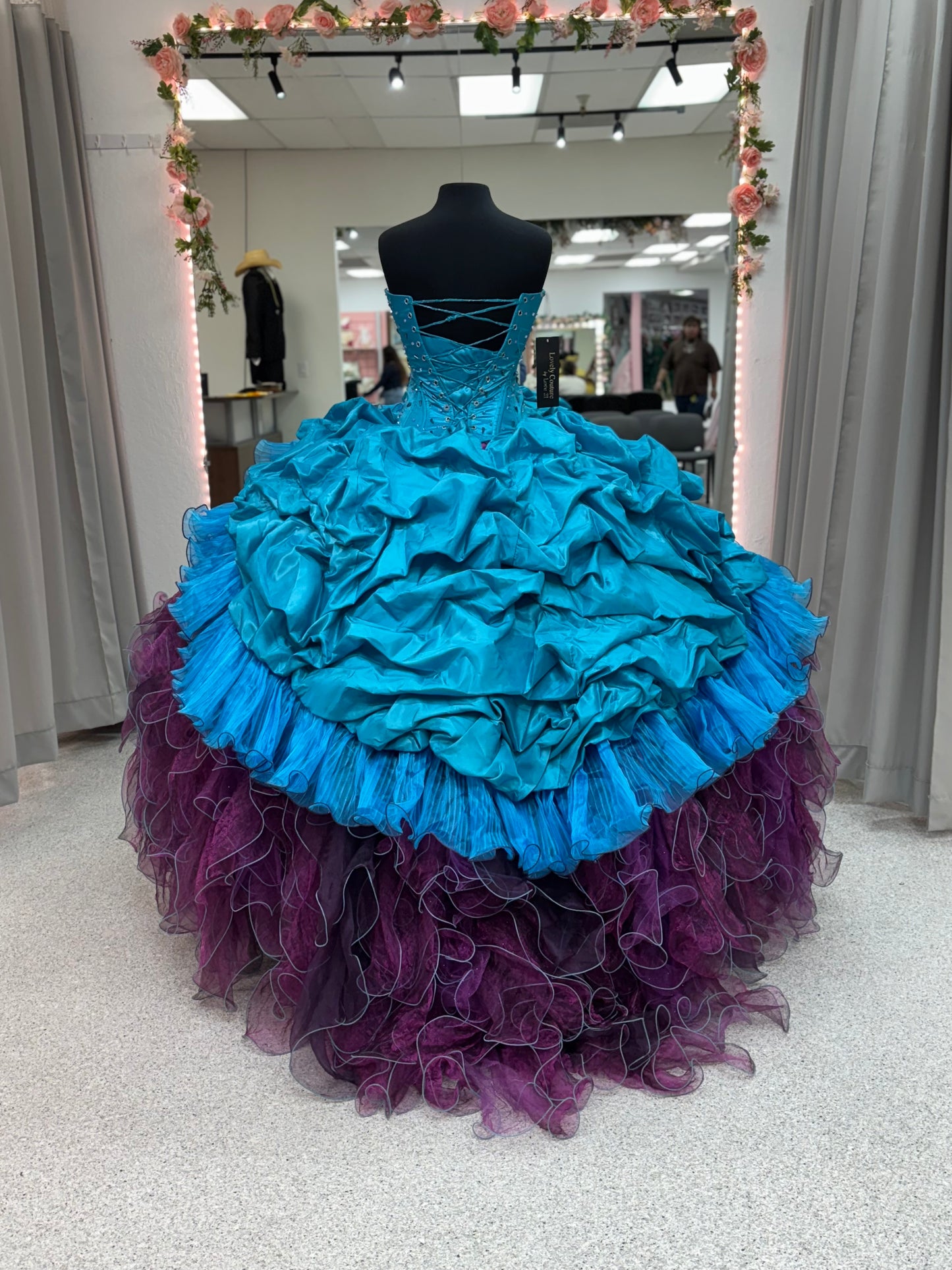 Turquoise Plum Couture