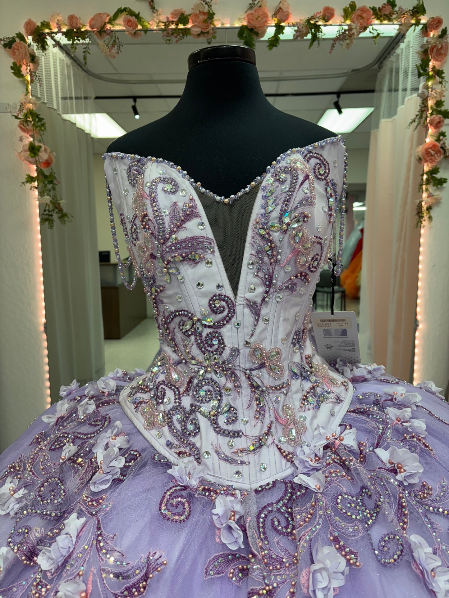 Lilac Silver Royale Gown
