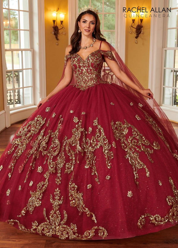 Rachel Allen MQ2164 — Red Quinceañera Dress