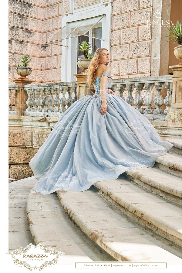 Ragazza DV67 567 — Blue Quinceañera Dress