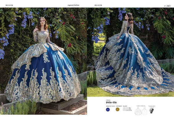 Ragazza DV56-556 — Blue Quinceañera Dress