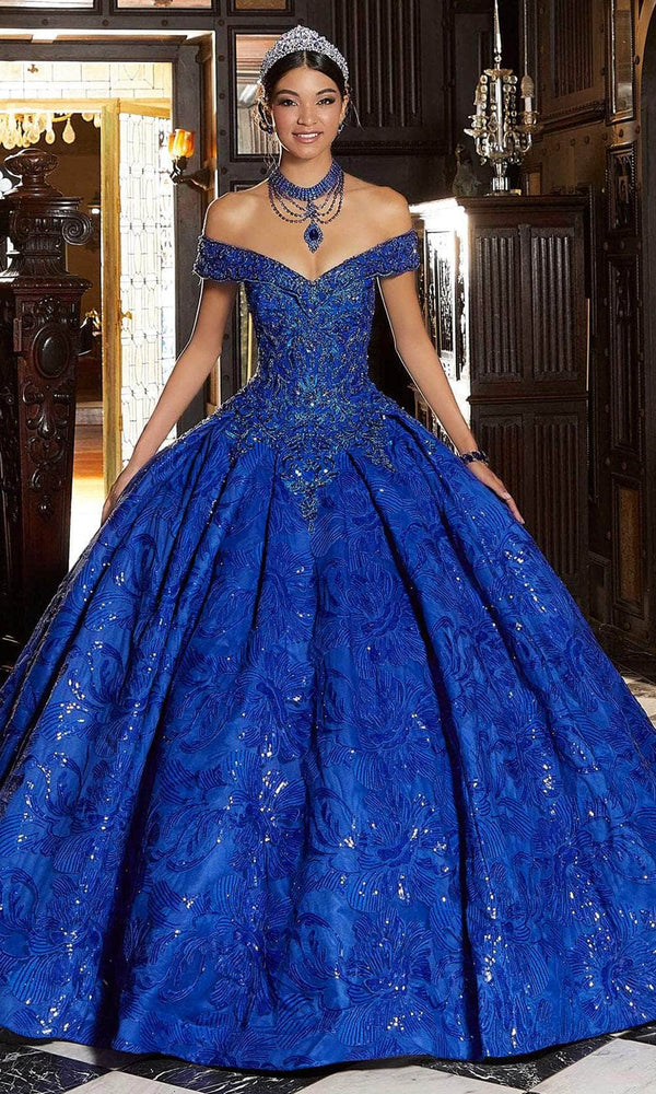 Morilee 89344 — Blue Quinceañera Dress